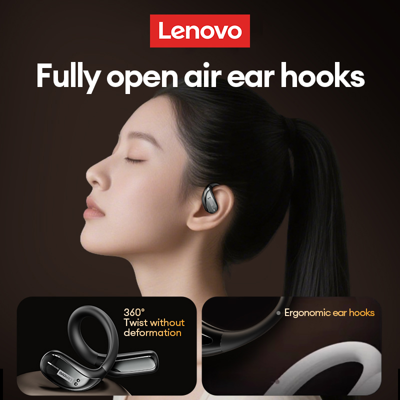 Lenovo LE505 OWS Earphone Nirk - Sports Earphone Hook ulasan dan harga